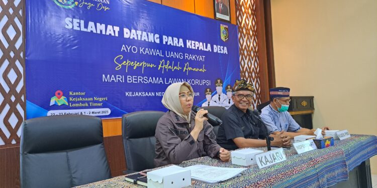 Sosialisasi Kegiatan Jaga Dana Desa Pada Wilayah Kabupaten Lombok Timur (Batch 4)