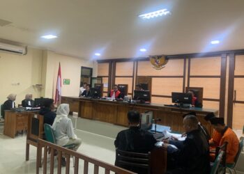 Sidang Kasus Pembunuhan Terdakwa Dori Rian Putra Wardani dan Marjuki