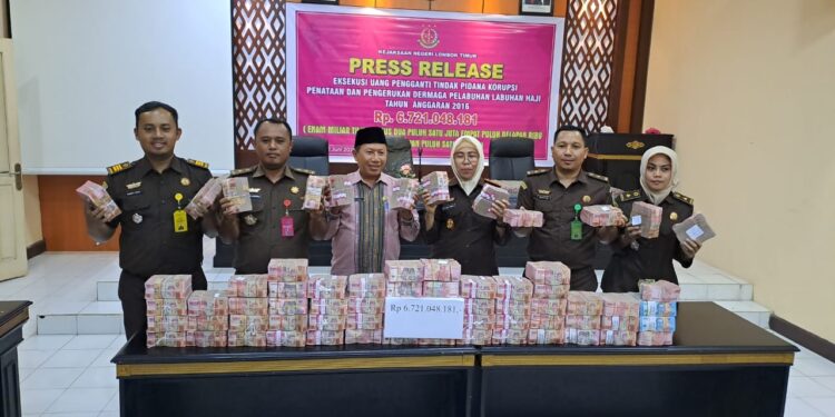 Pelaksanaan Eksekusi Uang Pengganti Tindak Pidana Korupsi Pekerjaan Penataan Dan Pengerukan Dermaga Pelabuhan Labuhan Haji Kabupaten Lombok Timur Tahun 2016