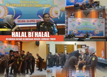 “Hari Pertama Masuk Kerja Setelah Libur Lebaran 2024, Kejari Lotim Halal Bihalal dan menerima Kunjungan Aswas”