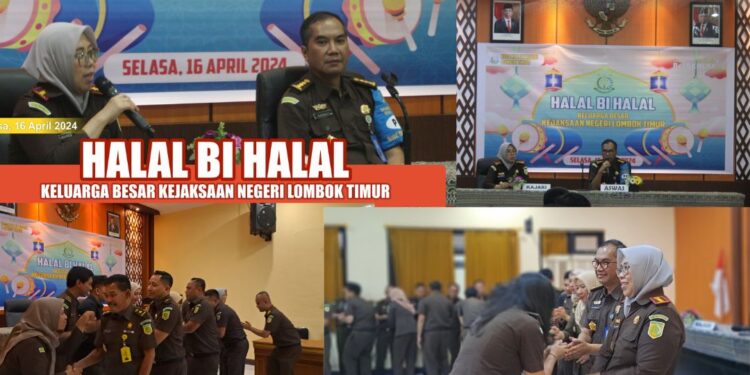 “Hari Pertama Masuk Kerja Setelah Libur Lebaran 2024, Kejari Lotim Halal Bihalal dan menerima Kunjungan Aswas”