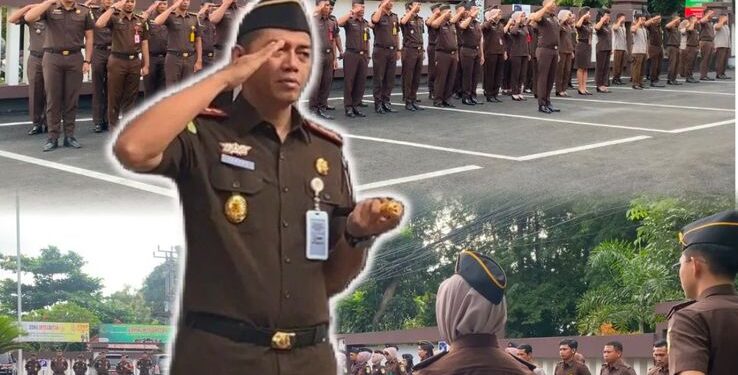 APEL PAGI SELURUH PEGAWAI KEJAKSAAN NEGERI LOMBOK TIMUR