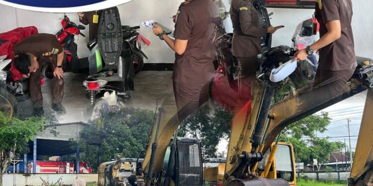 KEGIATAN PENILAIAN BARANG RAMPASAN PADA KEJAKSAAN NEGERI LOMBOK TIMUR