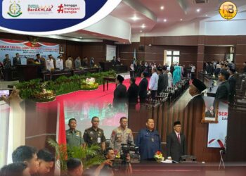 SERAH TERIMA JABATAN BUPATI DAN WAKIL BUPATI LOMBOK TIMUR