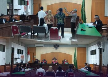 SIDANG PERKARA TINDAK PIDANA KORUPSI TERKAIT PENYALURAN DANA KUR BNI TAHUN 2021-2022 ATAS NAMA TERDAKWA R.P. BIN R.
